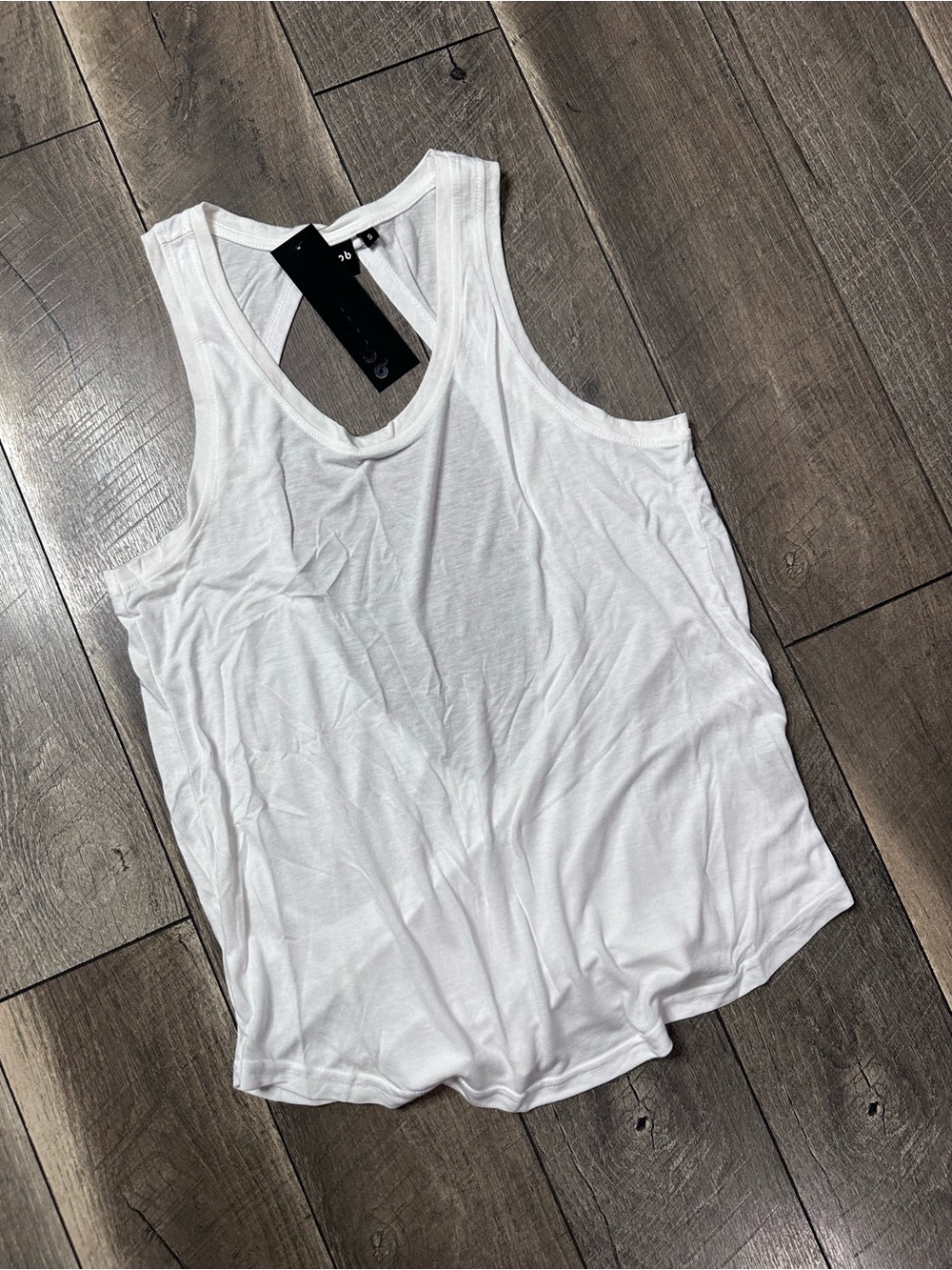 Mono B Open Back Tank Top